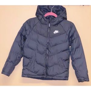 Black Nike Puffer Coat!!